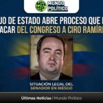 Consejo de Estado abre proceso que podría sacar del Congreso al senador Ciro Ramírez