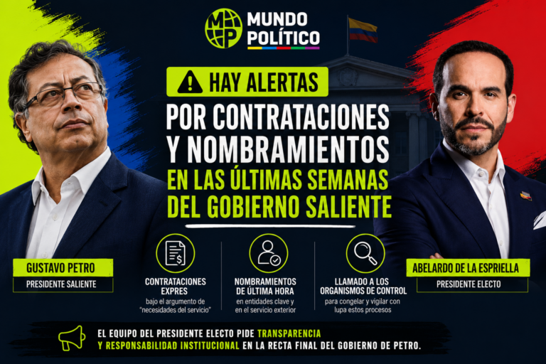 Hay alertas por contrataciones y nombramientos en las últimas semanas del Gobierno saliente