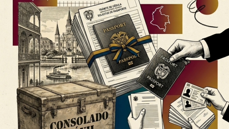 Consulado de Colombia llevará jornada móvil a Nueva Orleans para atender trámites de los connacionales