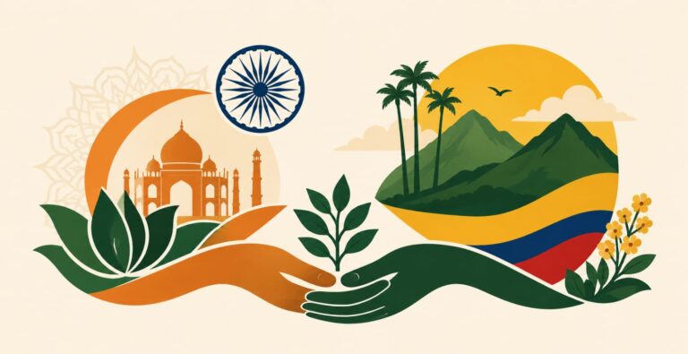 India y Colombia fortalecen sus lazos culturales con una gran celebración del Día Internacional del Yoga en Bogotá