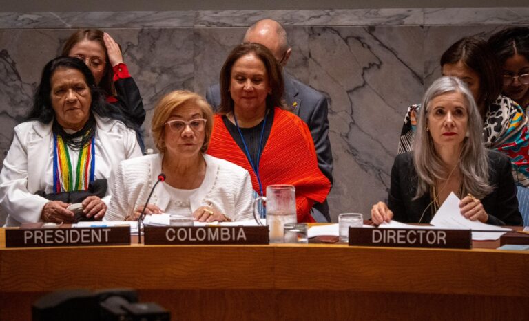 Colombia lidera en la ONU un llamado para fortalecer el papel de las mujeres en la construcción de paz