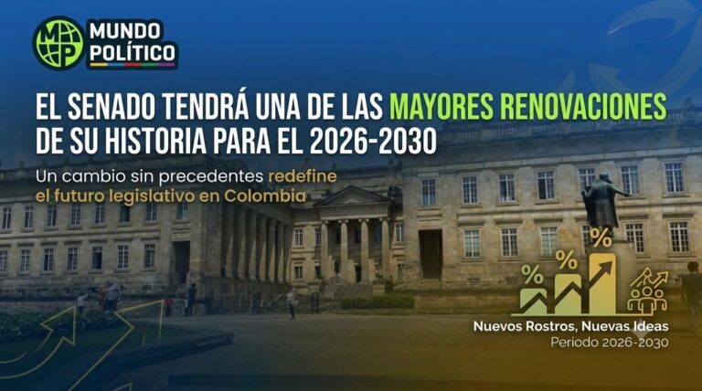El Senado tendrá una de las mayores renovaciones de su historia para el periodo 2026-2030