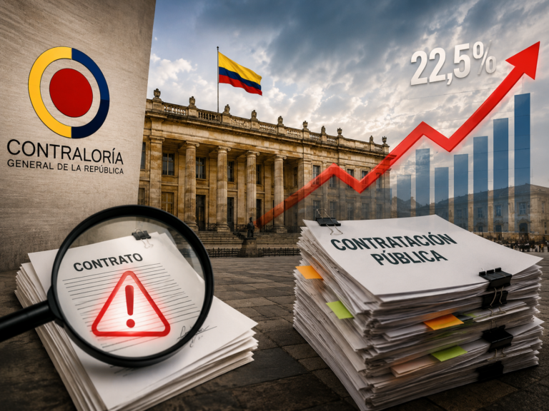 Contraloría advierte riesgos por aumento del 22,5 % en la contratación del Gobierno tras levantarse la Ley de Garantías