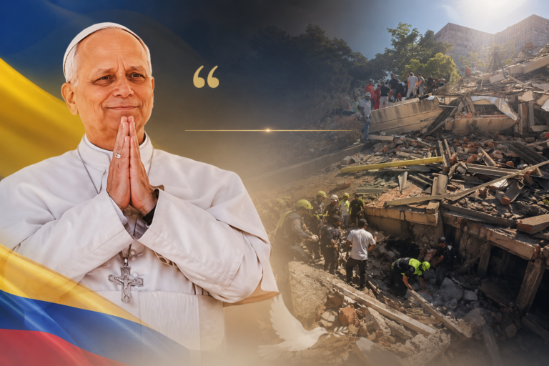 Papa León XIV expresa su solidaridad con Colombia tras el terremoto y pide fortaleza para las víctimas