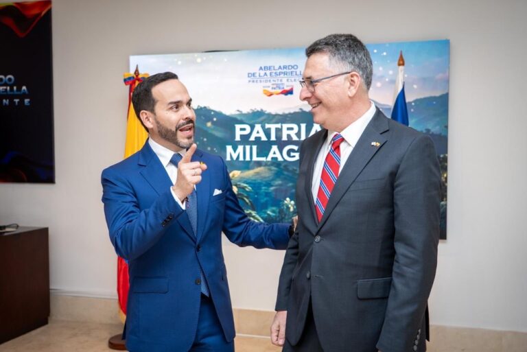 Abelardo De La Espriella se reunió con el canciller de Israel a horas de su posesión presidencial