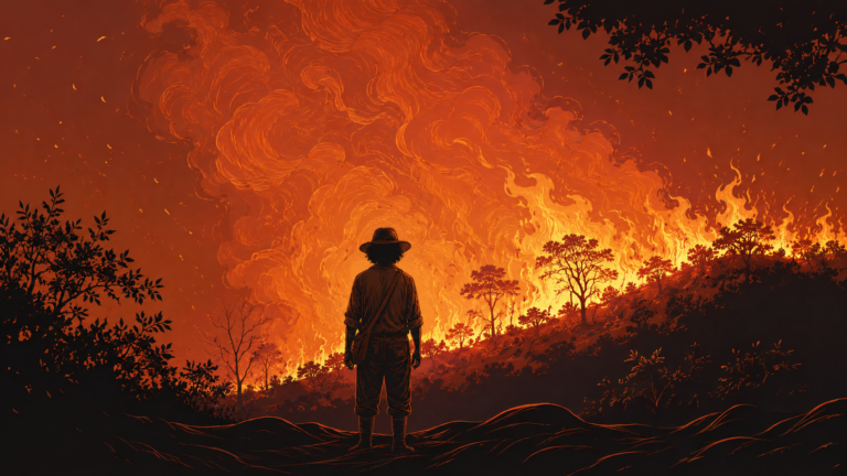 Incendio forestal en La Vega puso en alerta a Cundinamarca: una vivienda fue destruida
