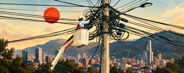 Concejal Juan David Quintero propone retirar cables en desuso y soterrar nuevas redes en Bogotá