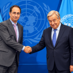 Guterres y vicepresidente José Manuel Restrepo abordaron apoyo de la ONU a Colombia y lucha contra el crimen organizado