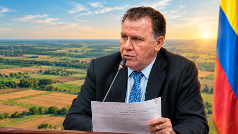 Ministro de Agricultura cuestiona productividad del sector arrocero y uso de recursos parafiscales
