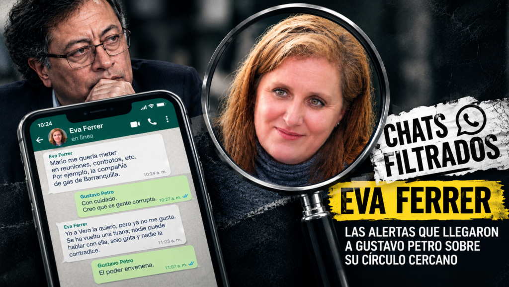 Los chats de Eva Ferrer que vuelven a poner a Petro bajo la lupa