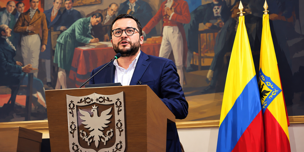 Andrés Barrios cuestiona al Pacto Histórico y advierte sobre el vandalismo durante las marchas en Bogotá